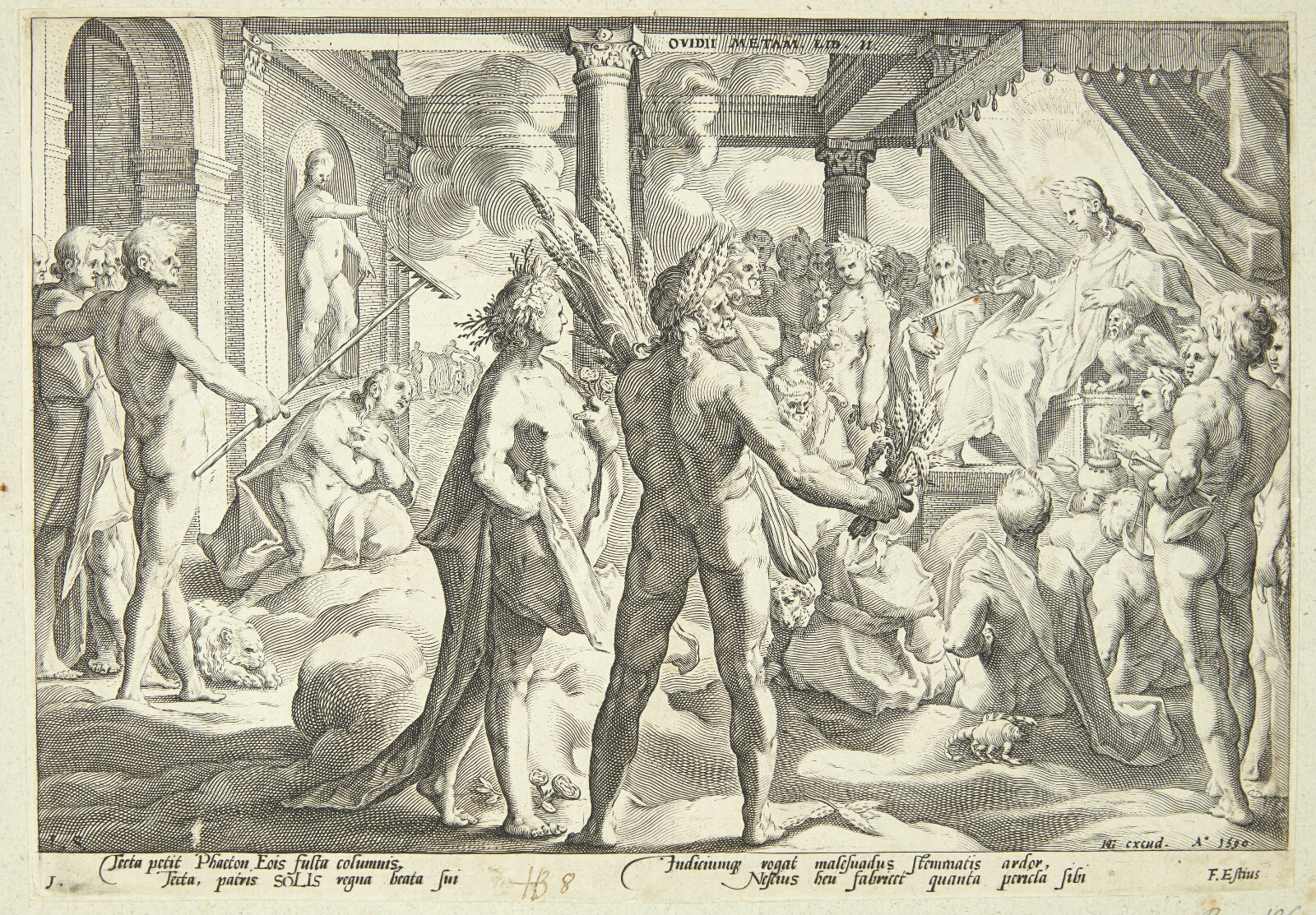 Hendrick Goltzius, Faeton anmoder om solvognen