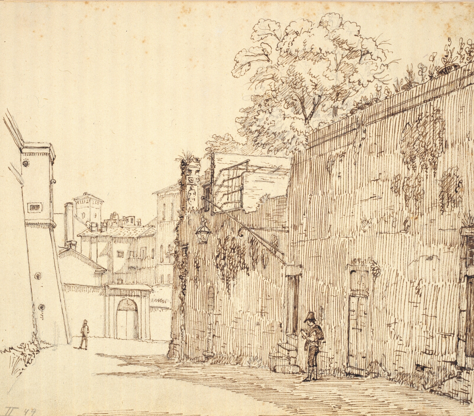 Wilhelm Marstrand, Gade i Rom