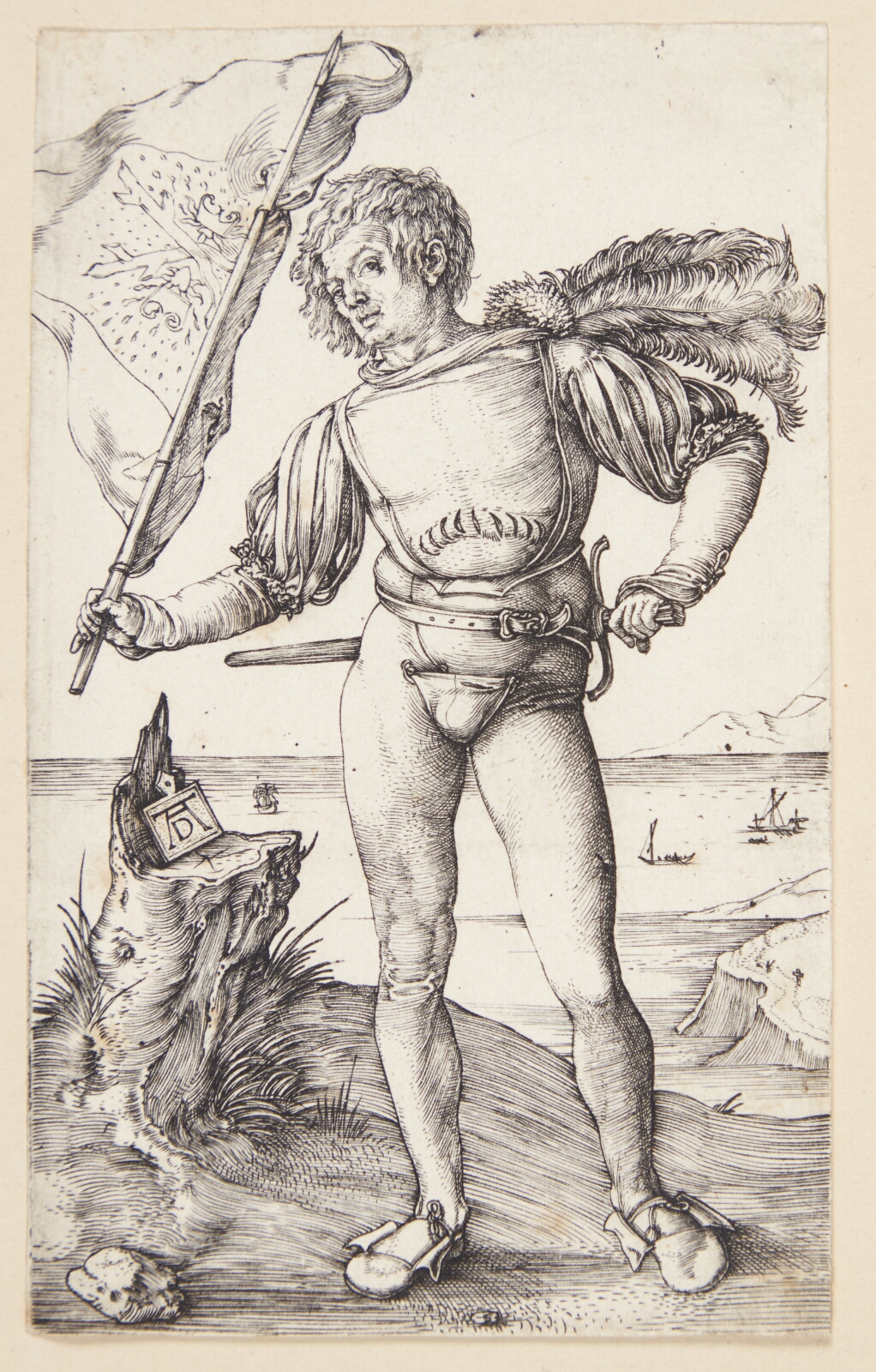 Albrecht Dürer, Den burgundiske fanebærer