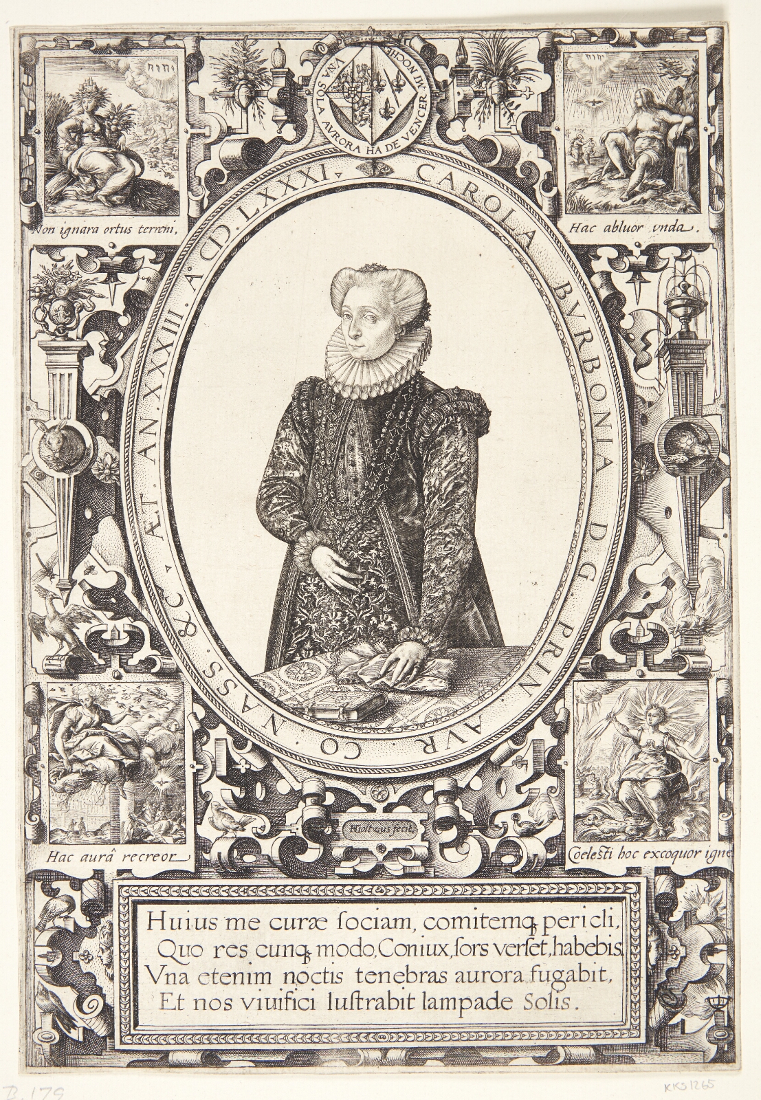 Hendrick Goltzius, Charlotte af Bourbon