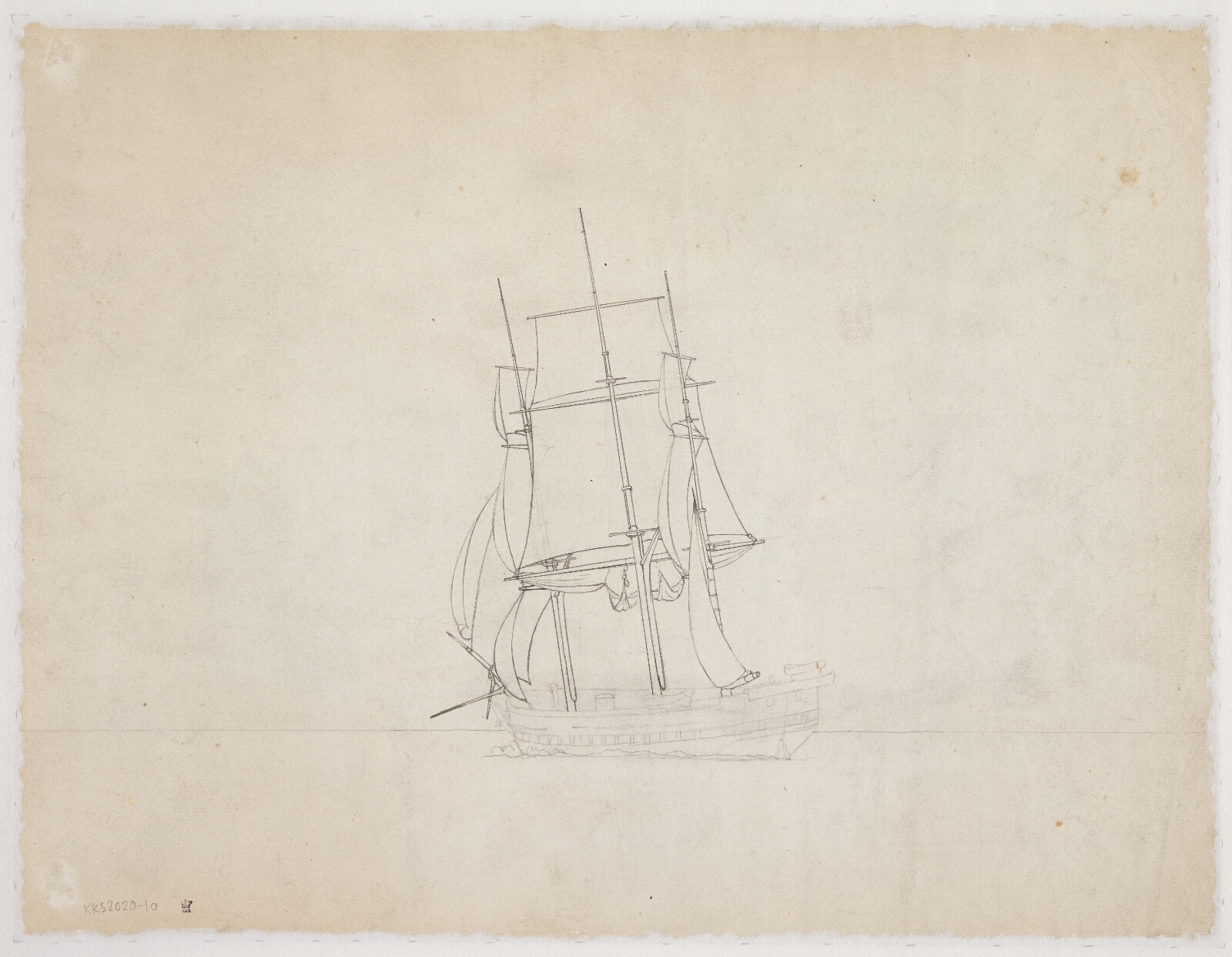C.W. Eckersberg, Skib
