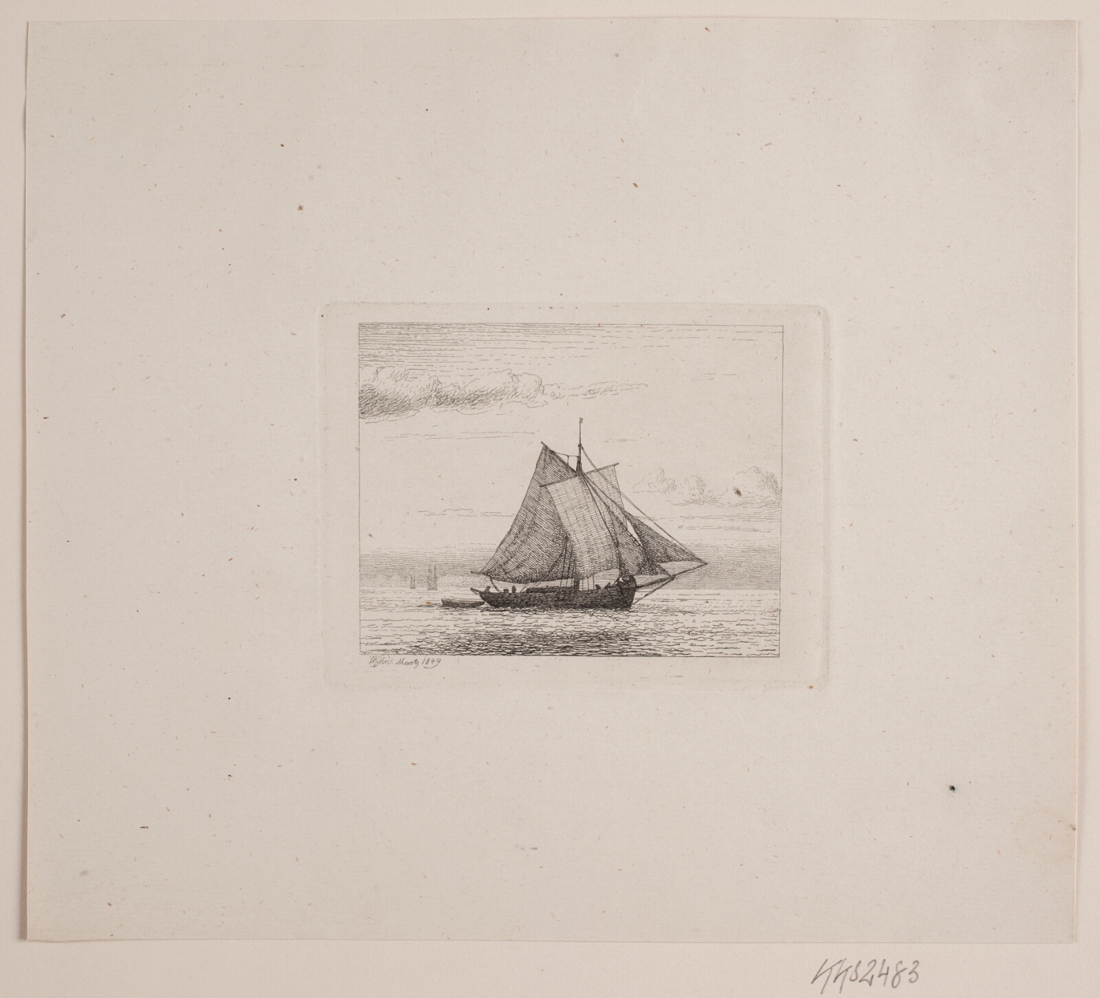 Vilhelm Kyhn, En jagt