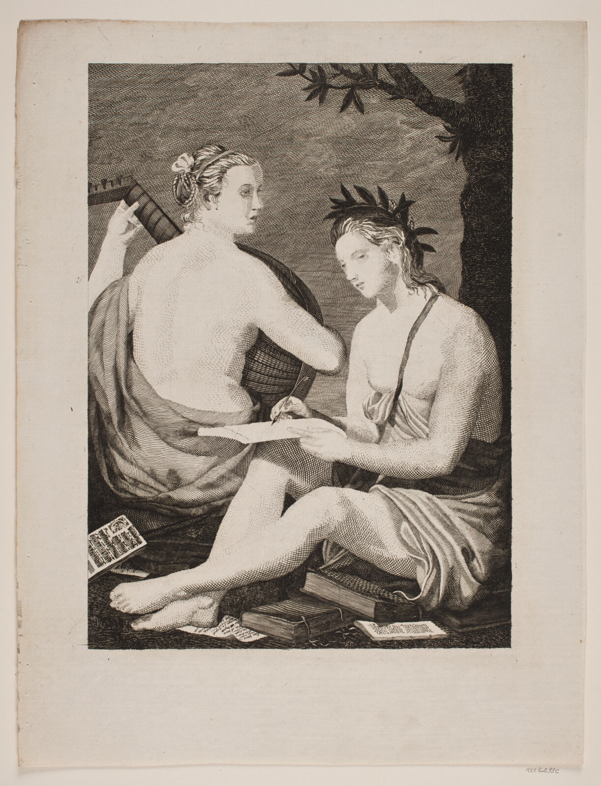 Gerhard Ludvig Lahde, Terpsichore et Kalliope