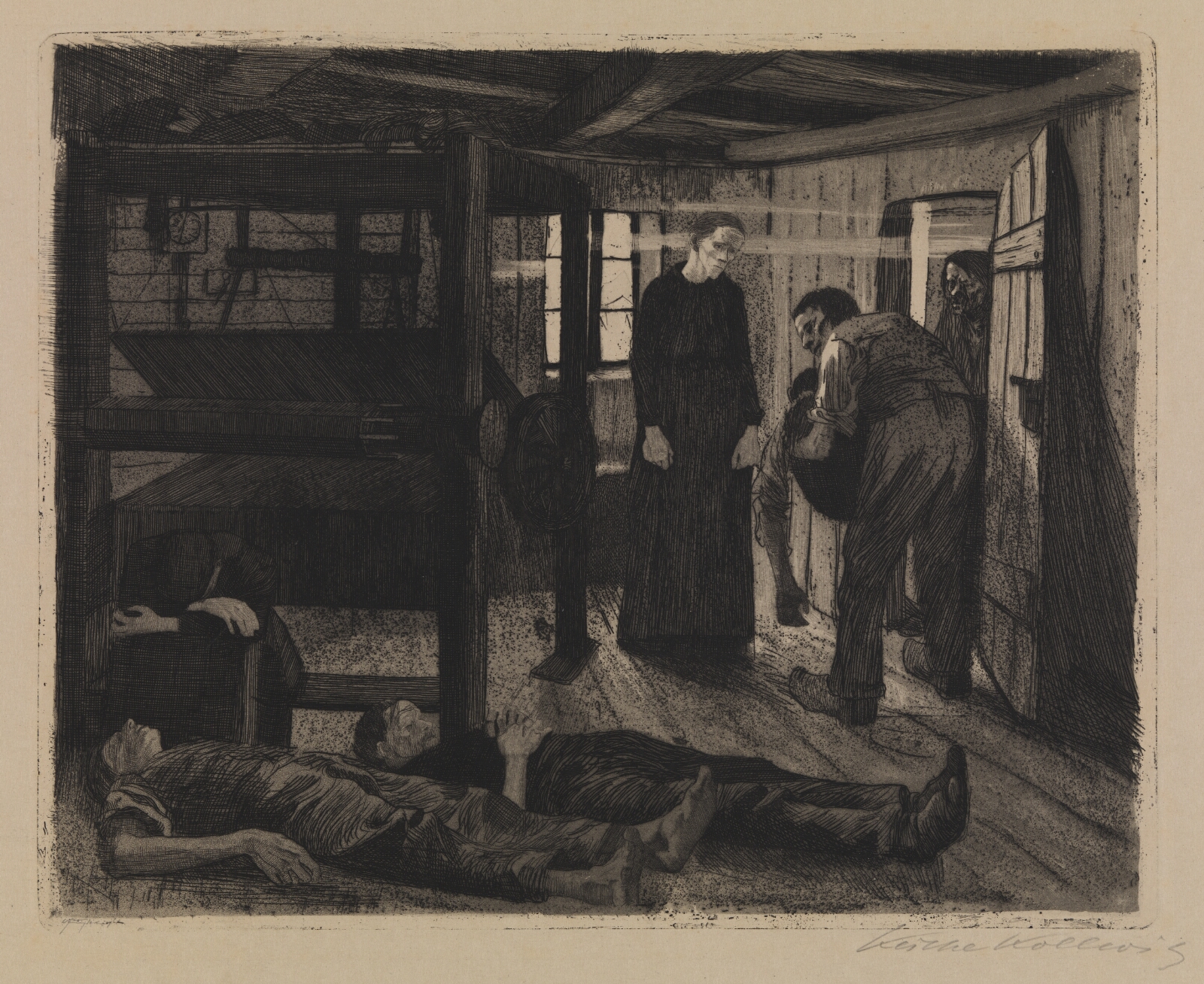 Käthe Kollwitz, Ein Weberaufstand - Ende