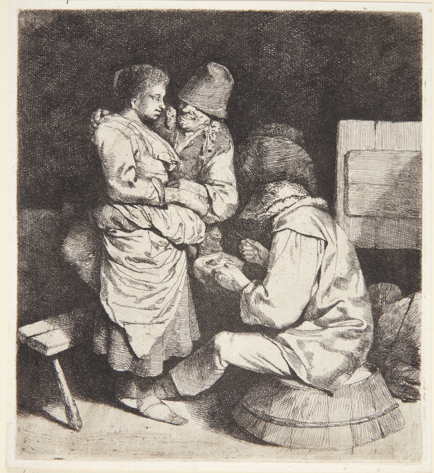 Cornelis Pietersz Bega, Ung værtinde i en krostue