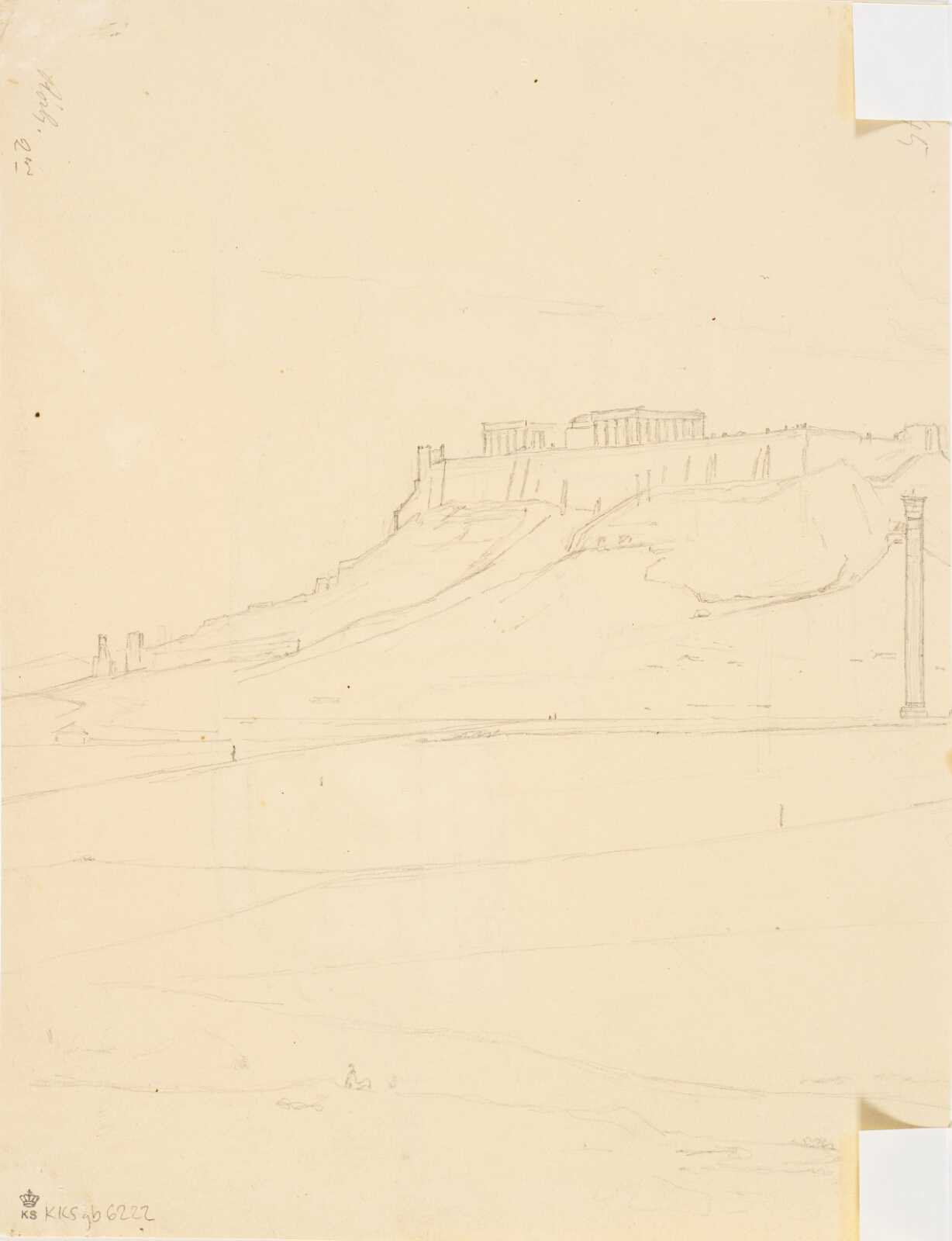 Martinus Rørbye, Udsigt mod Akropolis