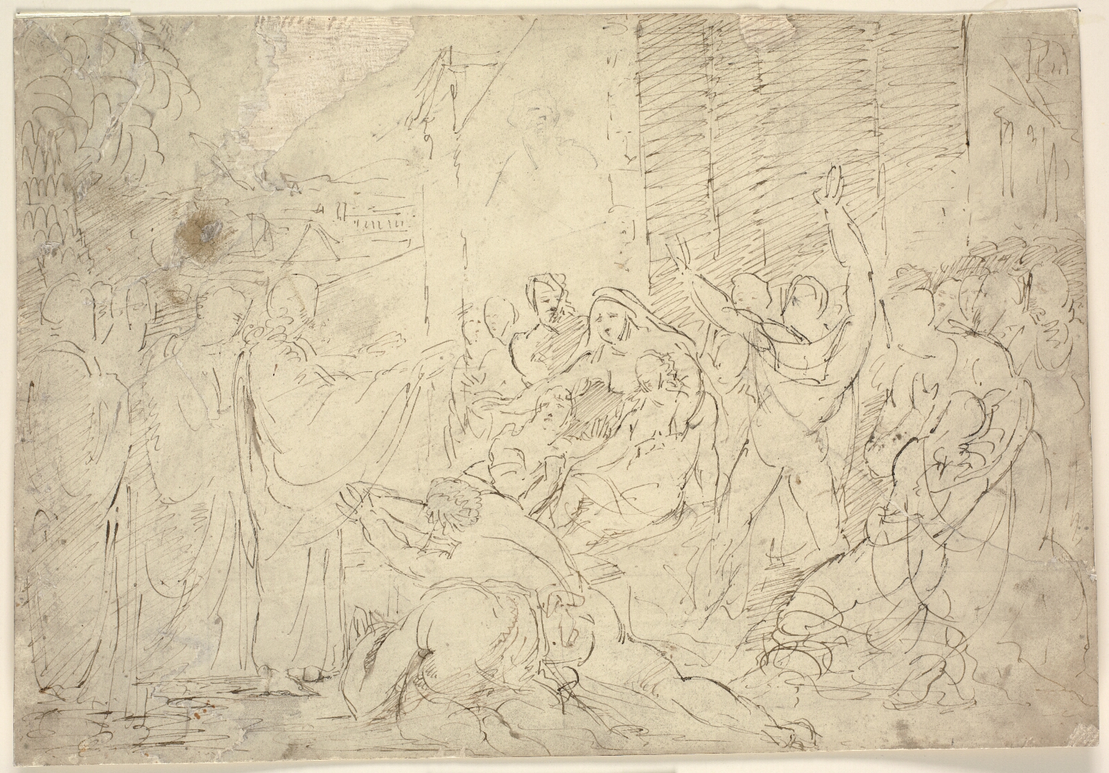 William Hilton, Kristus helbreder en syg eller Lazarus' opvækkelse