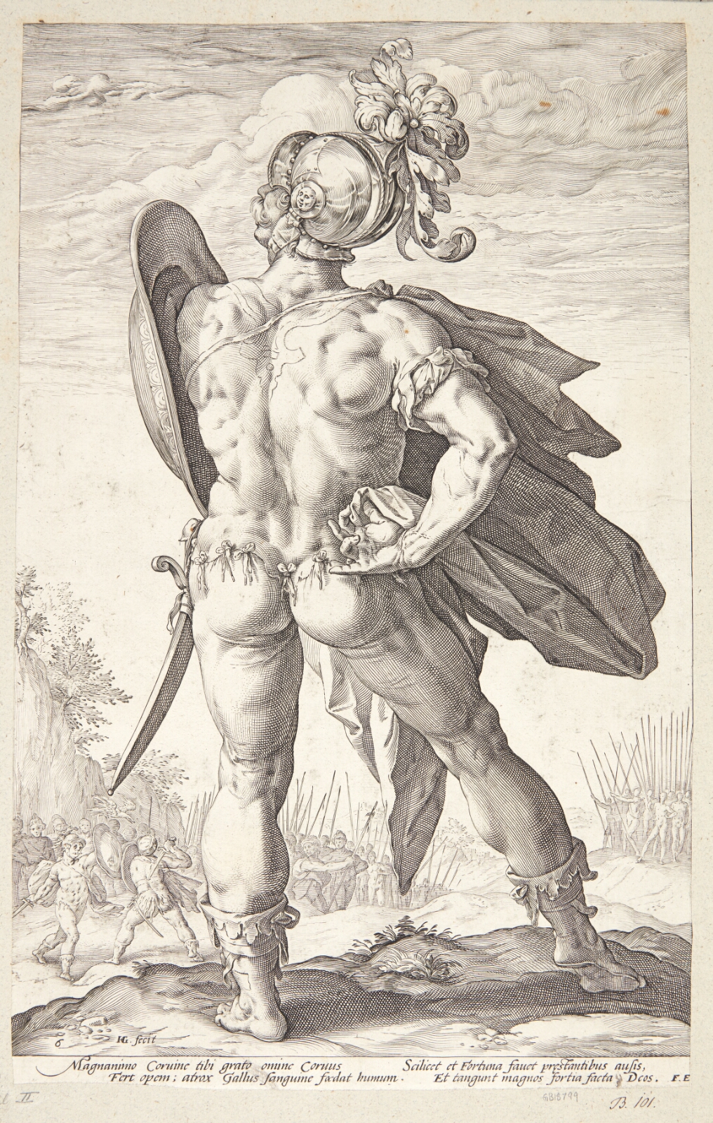 Hendrick Goltzius, Marcus Valerius Corvus