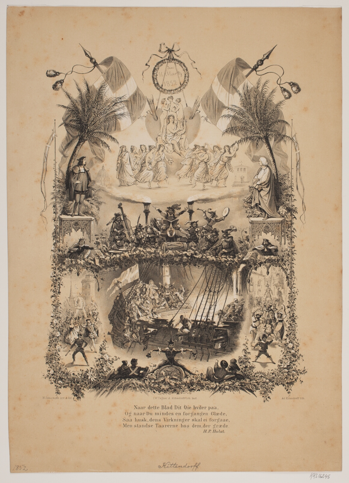 Adolph Kittendorff, D. 11. marts 1852