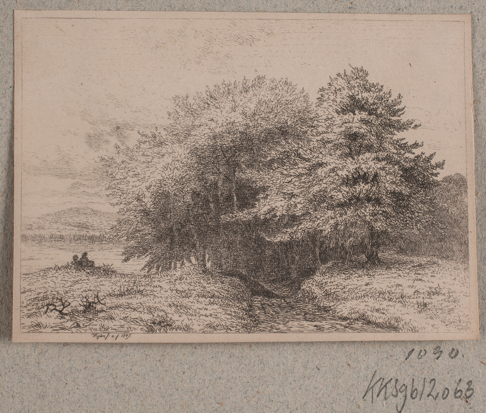Vilhelm Kyhn, Udkant af en skov