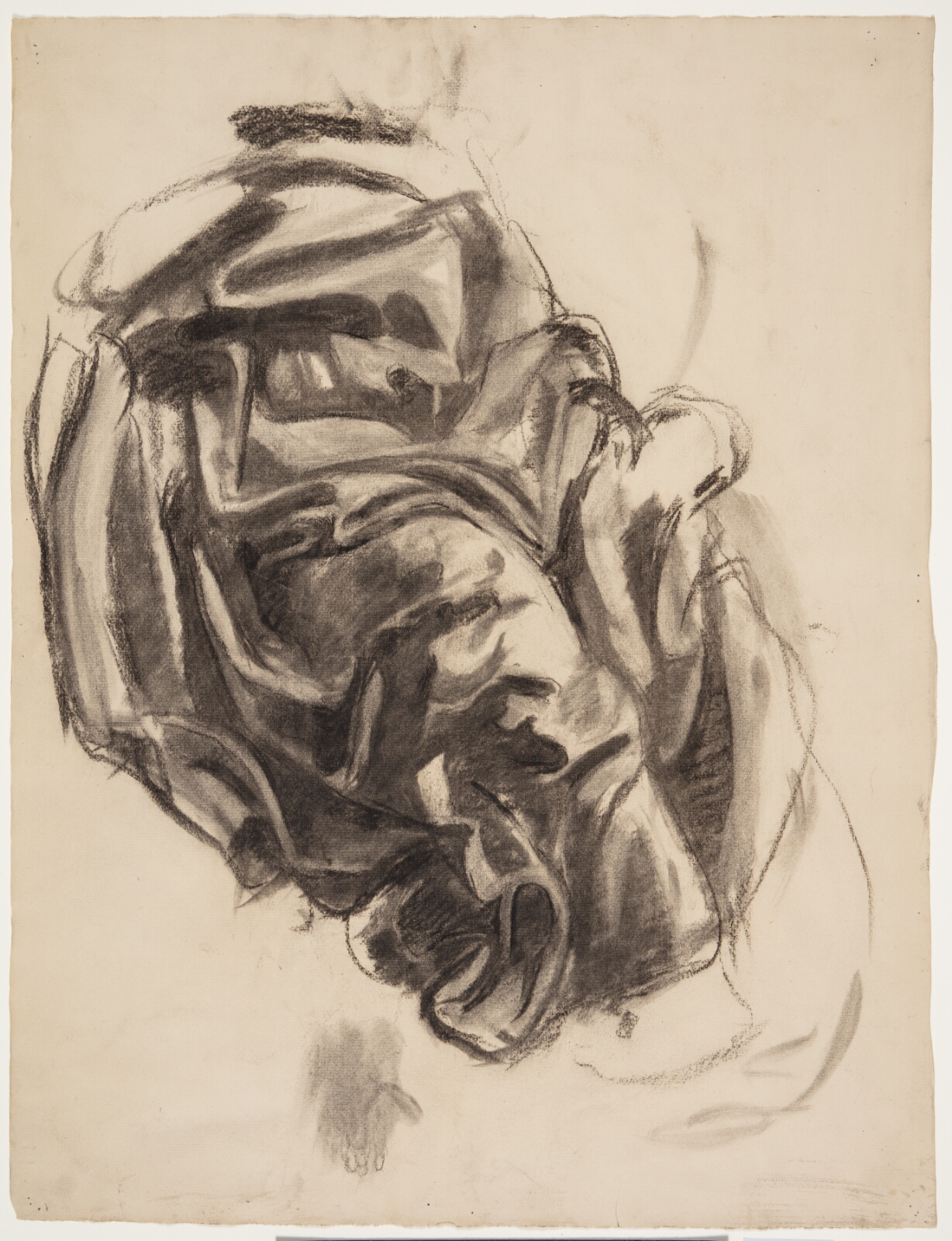 Oluf Hartmann, Draperistudie