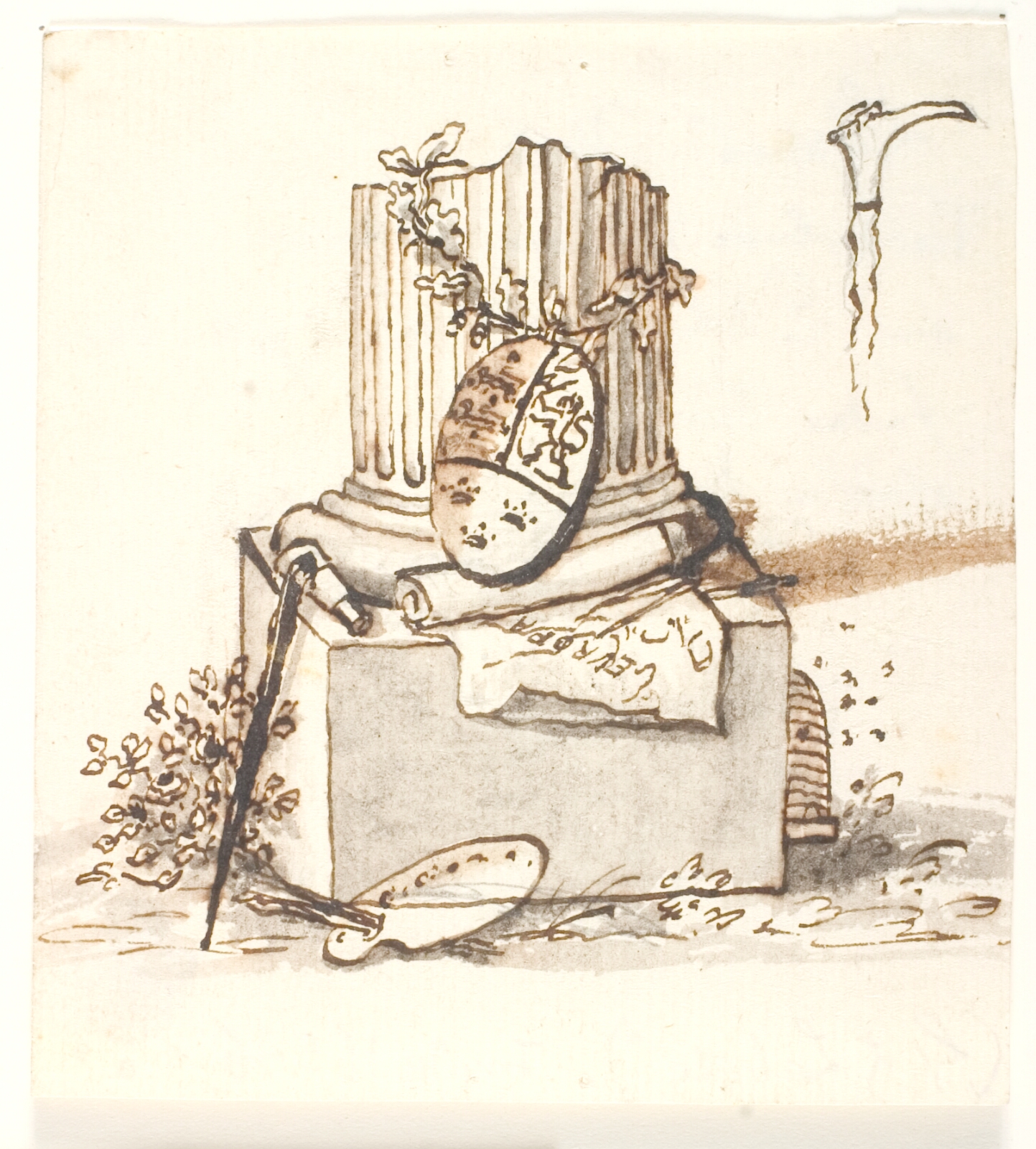 Gerhard Ludvig Lahde, En brudt søjle