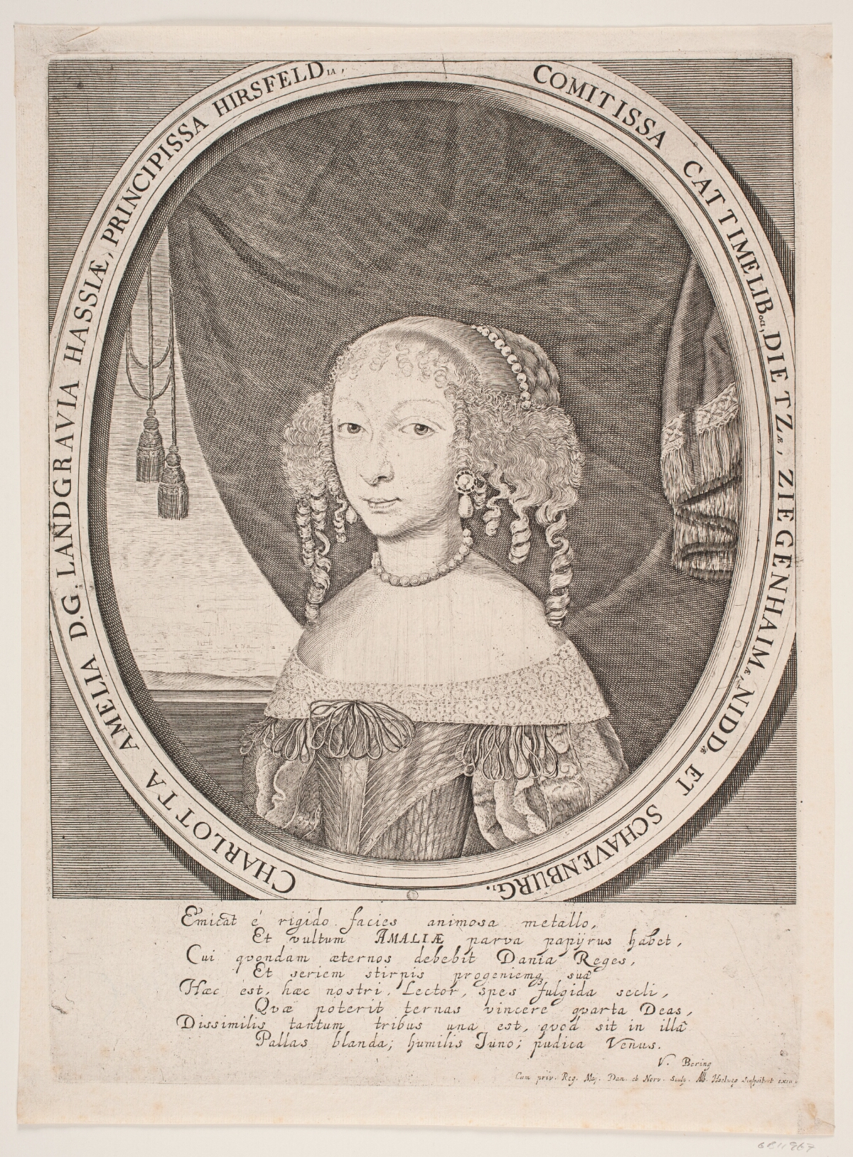 Charlotte Amalie som prinsesse, 1665 – 1669, Albert Haelwegh | SMK Open