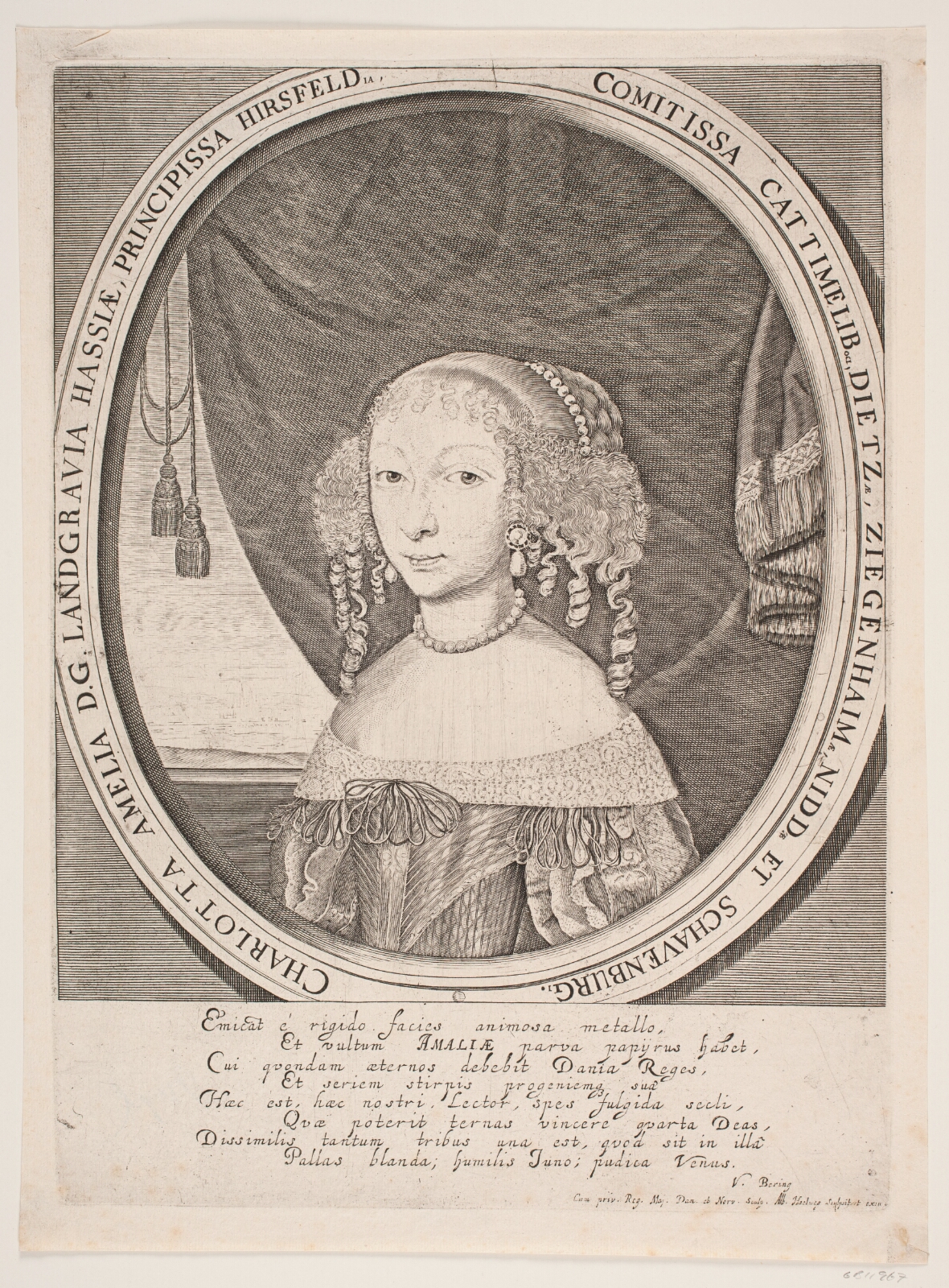 Albert Haelwegh, Charlotte Amalie som prinsesse