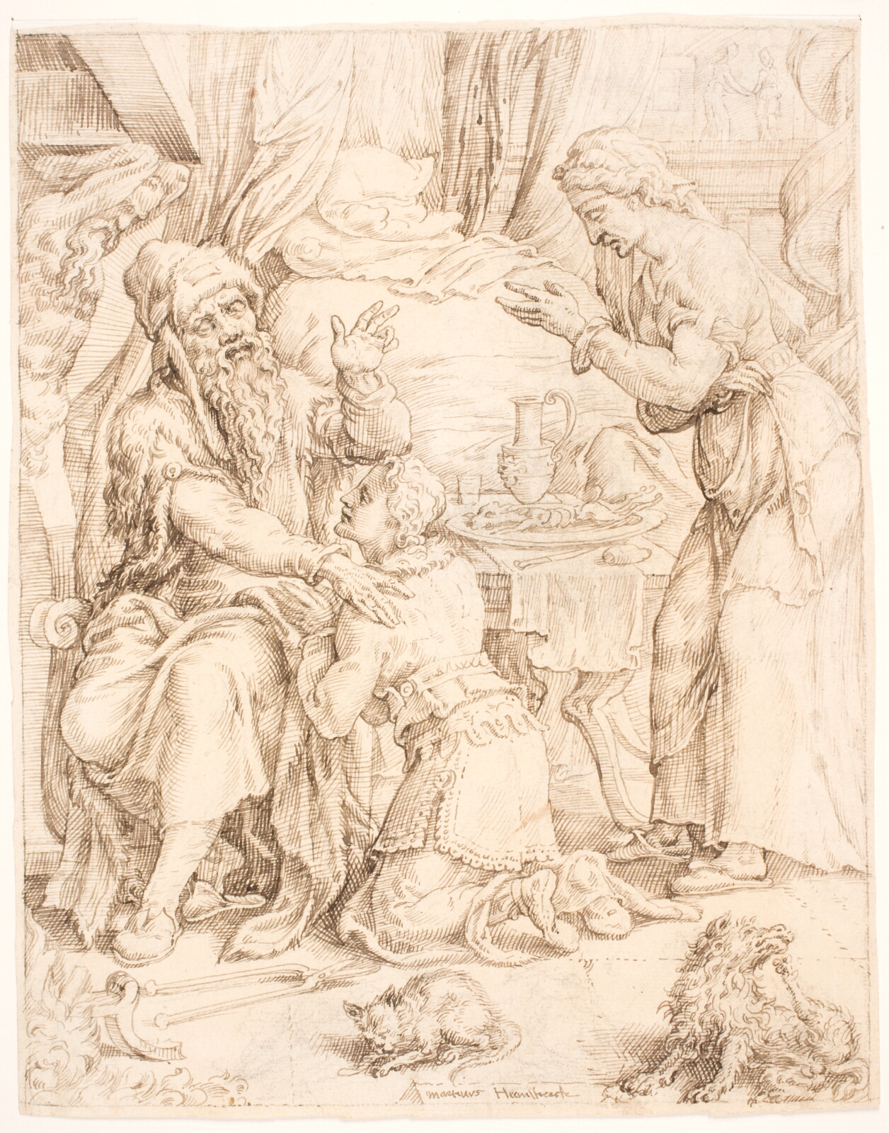 Maarten van Heemskerck, Isak velsigner Jakob