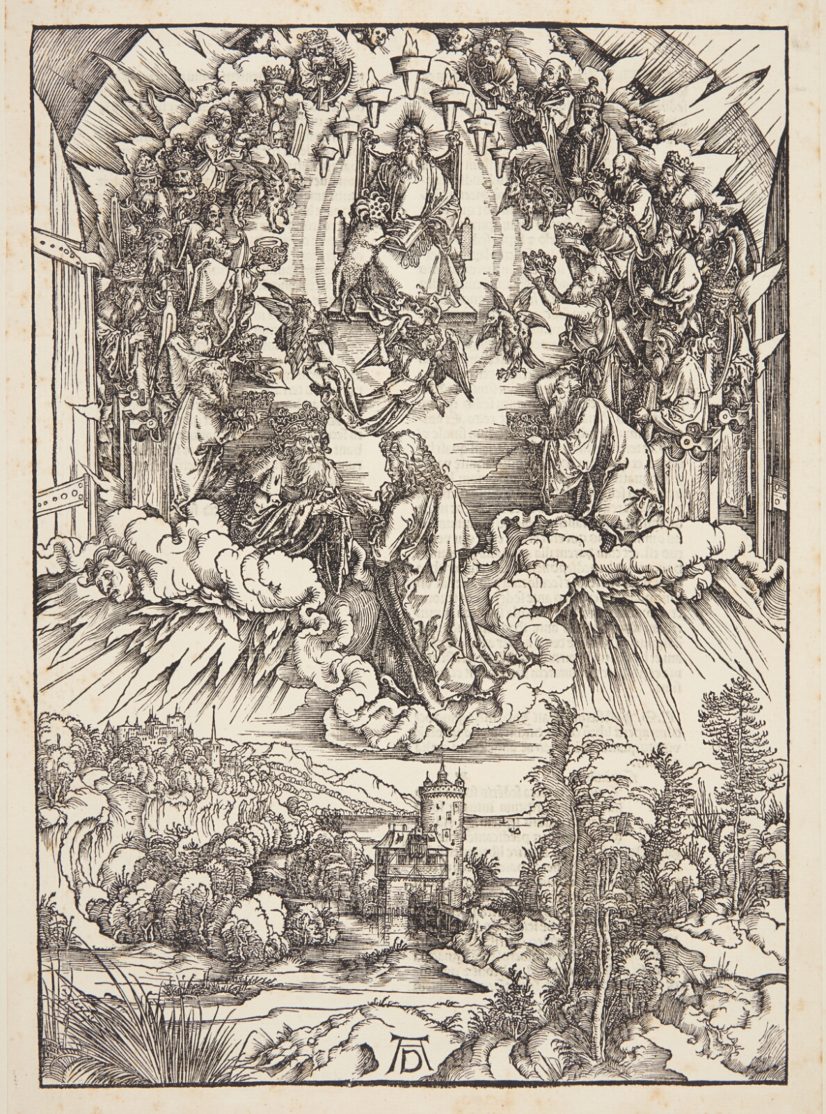 Albrecht Dürer, Johannes foran Gud og de firetyve ældste