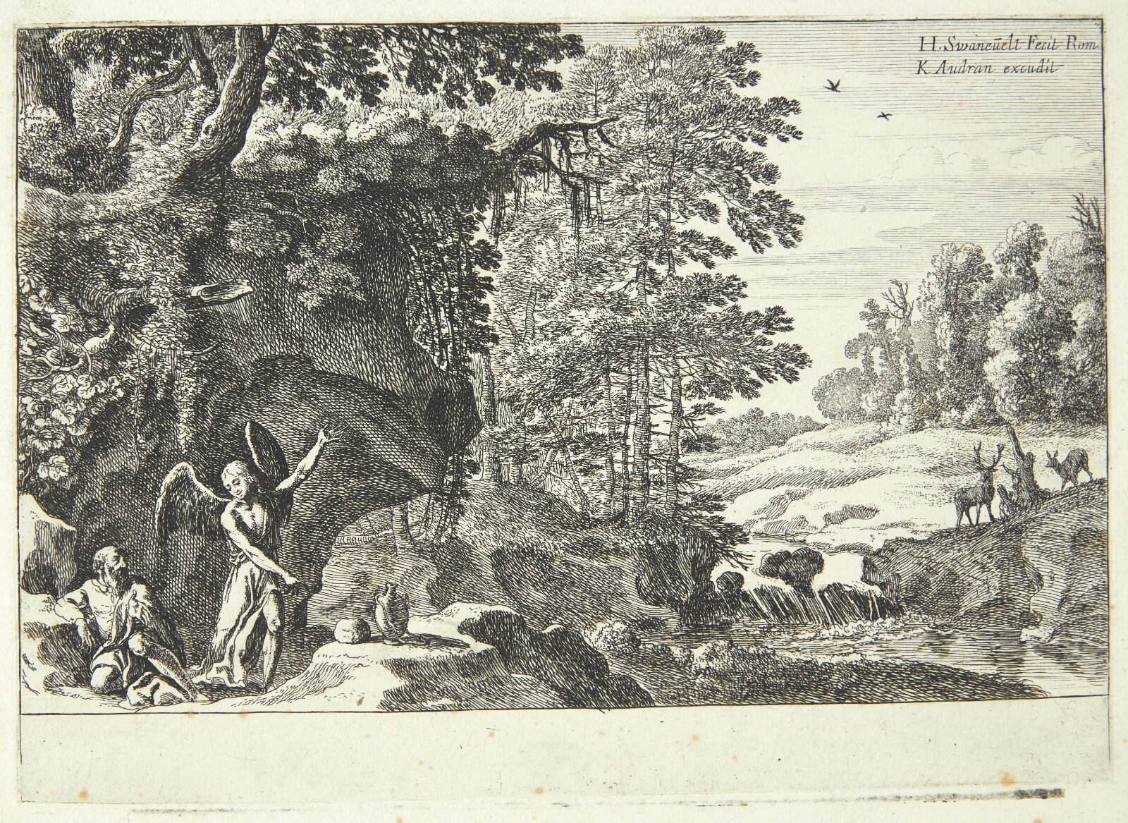 Herman van Swanevelt, Elias i vildnisset