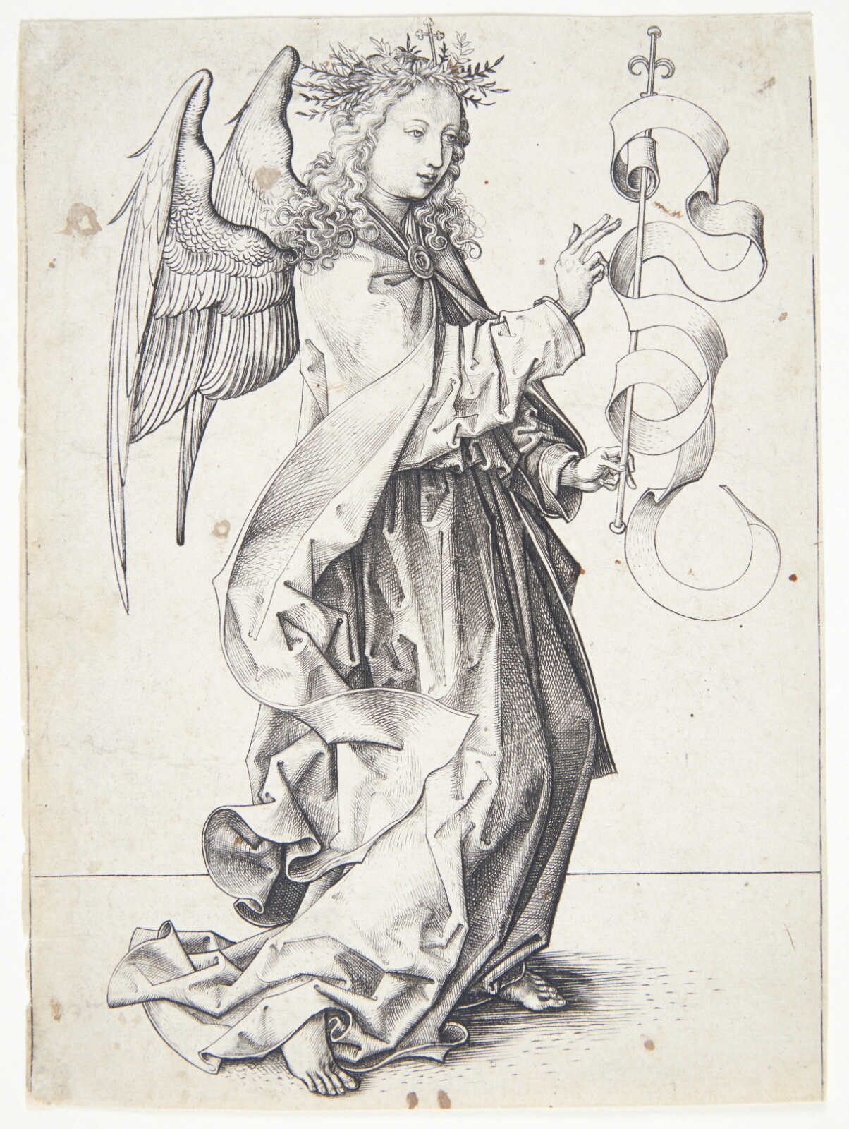 Martin Schongauer, Ærkeenglen Gabriel
