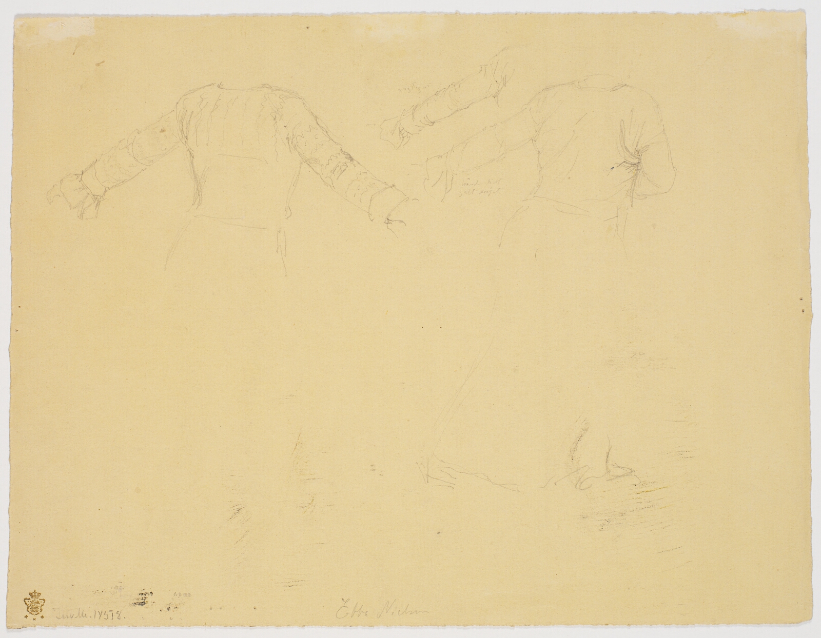Niels Skovgaard, Studier til maleriet "Trata", kvindedans i Megara fra 1923