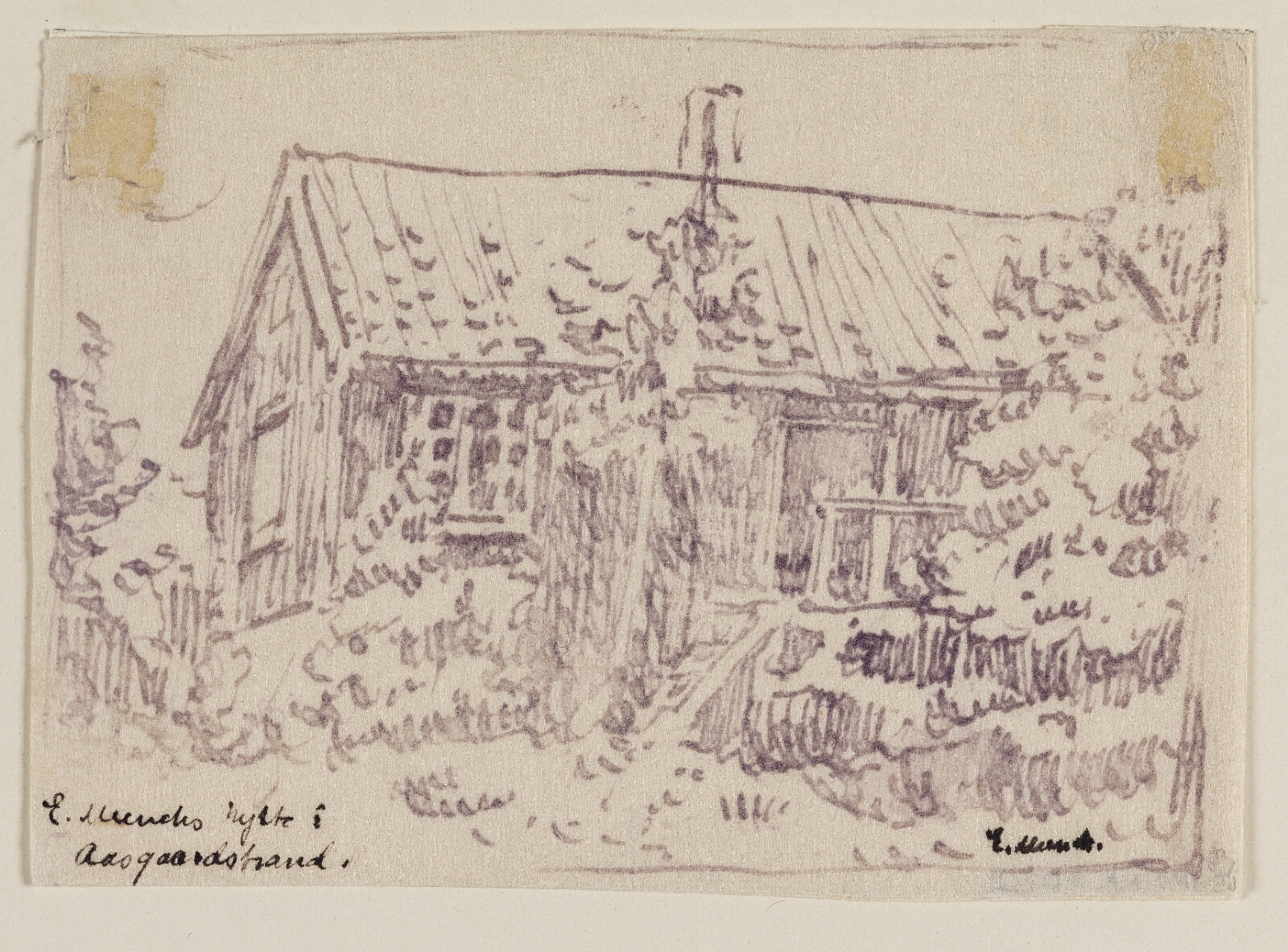 Edvard Munch, Edvard Munchs hytte i Åsgårdstrand