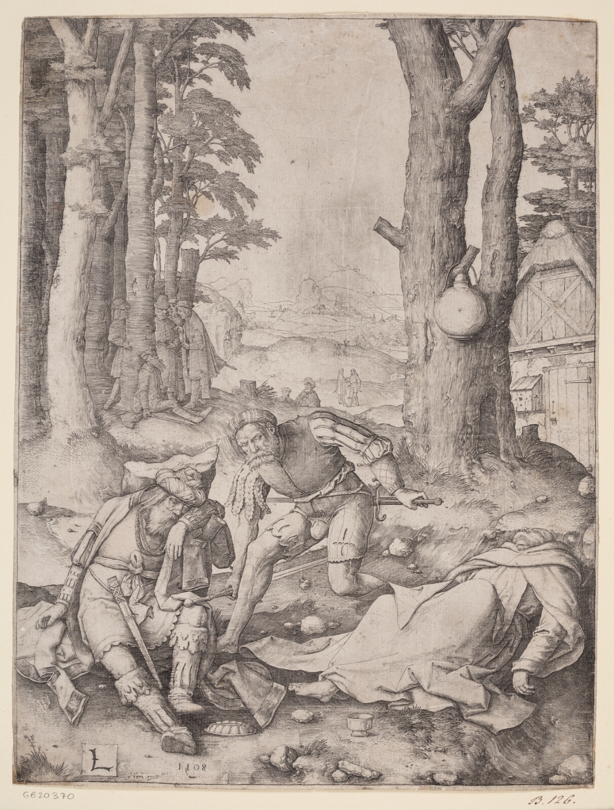 Lucas van Leyden, Muhammed og munken Sergius