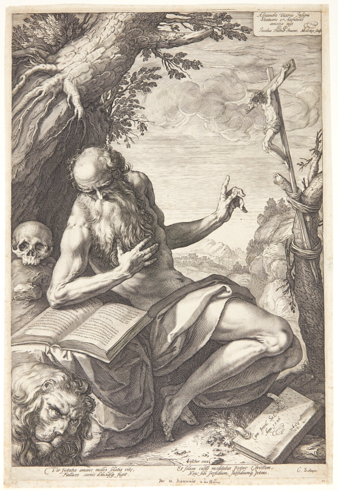 Hendrick Goltzius, Den hellige Hieronymus