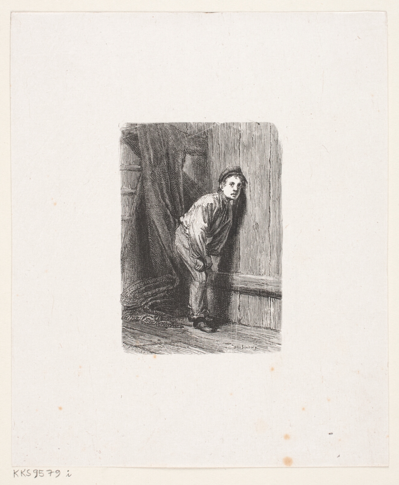 H.P. Hansen, Illustration til "Makreldorg"