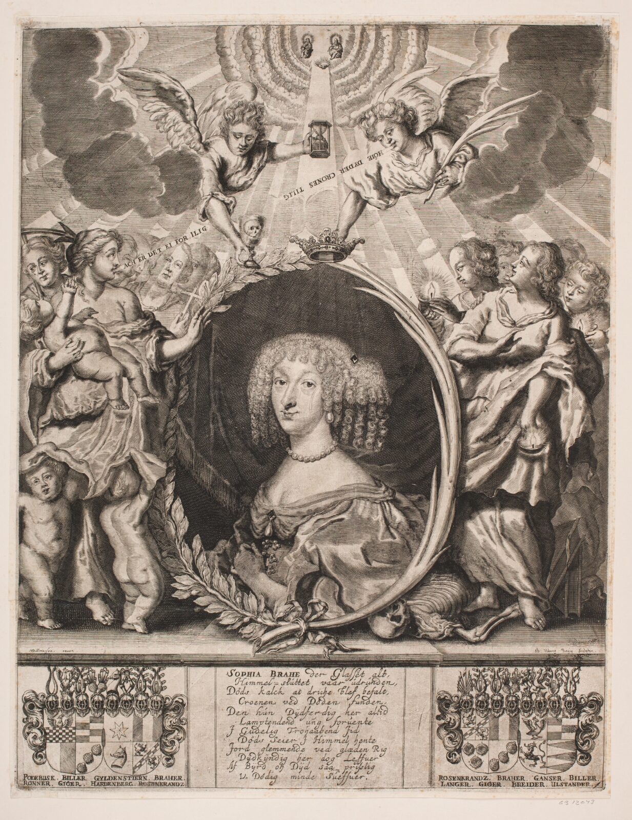 Albert Haelwegh, Sophie Brahe. Mindeblad