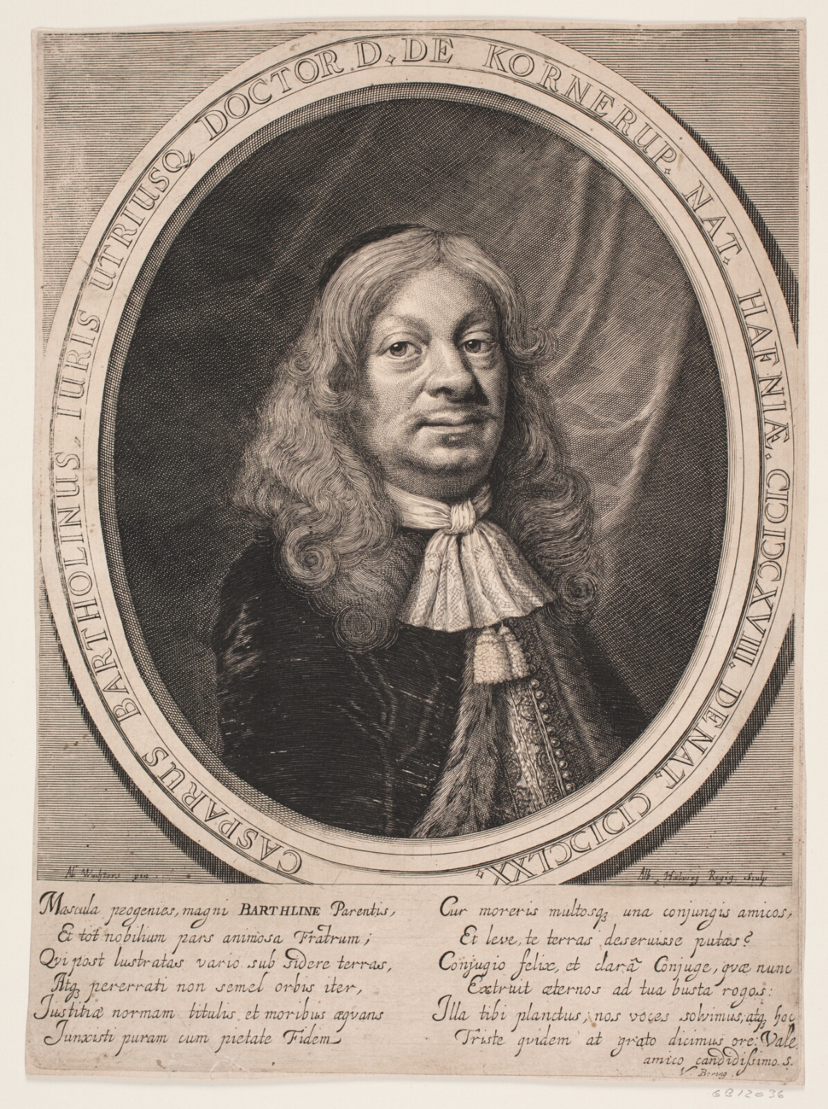 Albert Haelwegh, Caspar Bartholin
