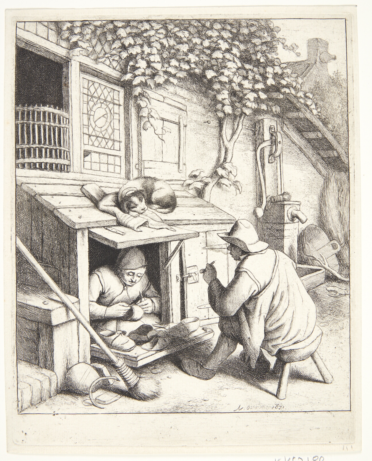 Adriaen van Ostade, Skomageren