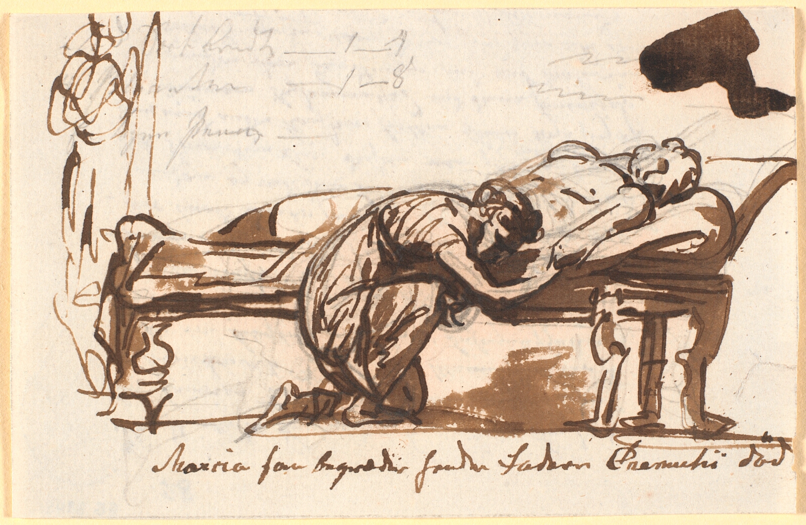 Nicolai Abildgaard, Marcia som begræder sin fader Cremetius' død