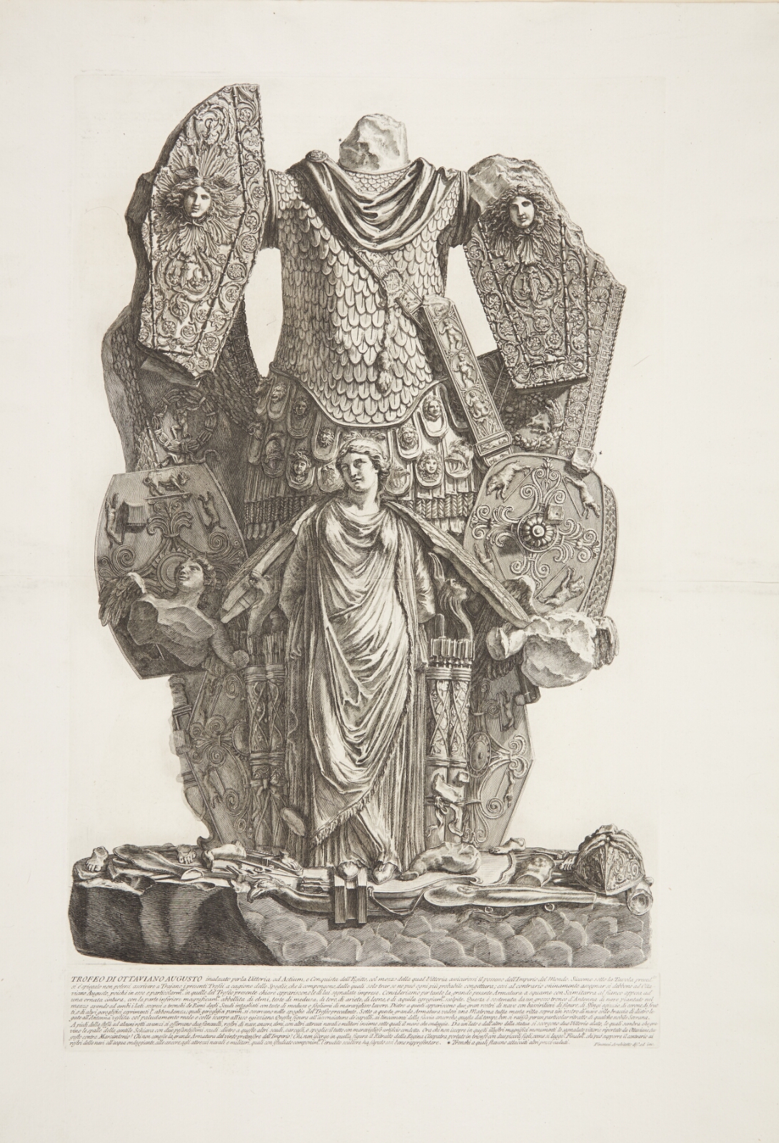Giovanni Battista Piranesi, Octavian Augustus' trofæ ...