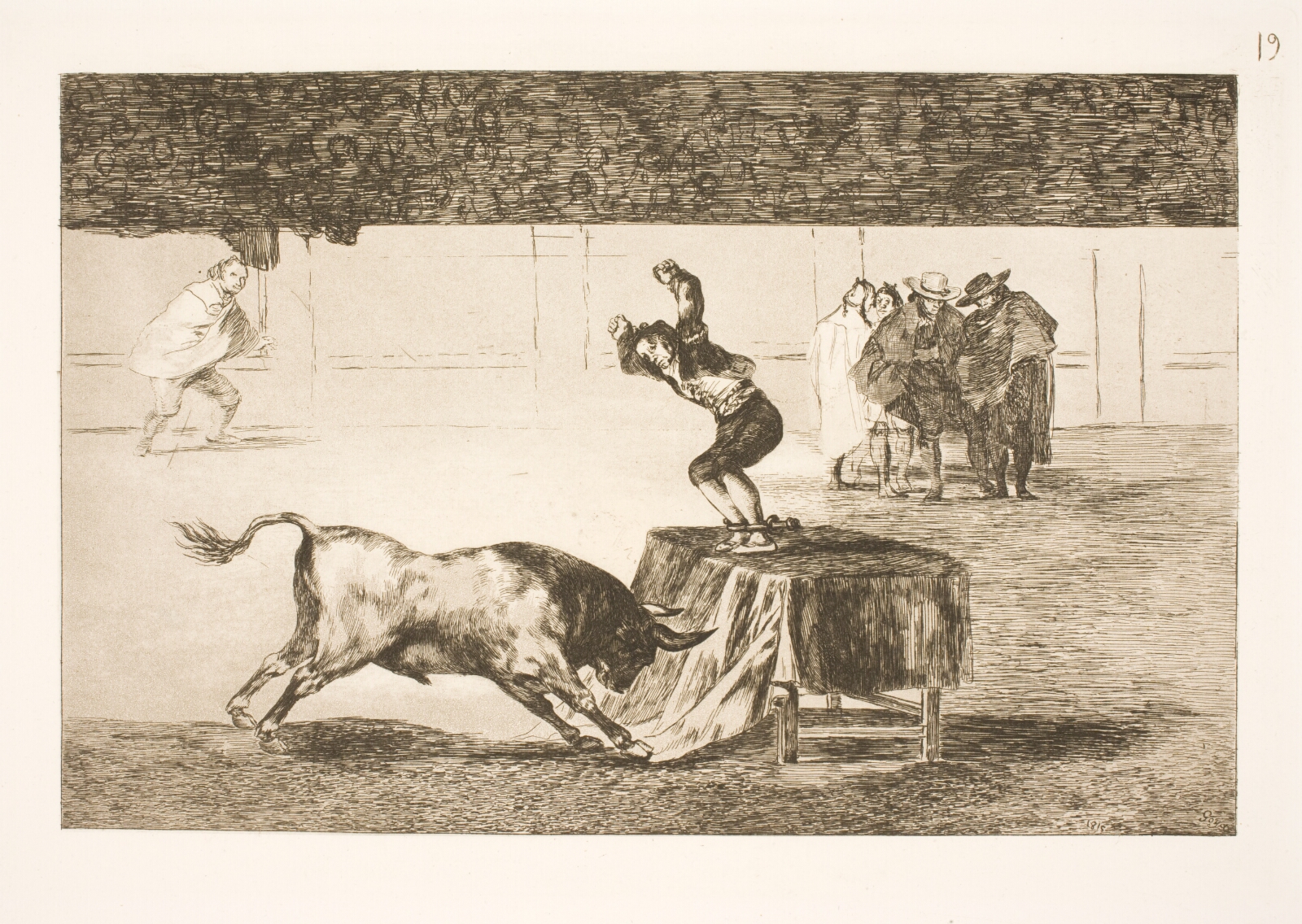 Francisco de Goya, Endnu en vanvittig handling (af Martincho) i den samme arena (i Saragossa)