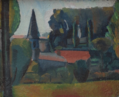The Church near Carrières-sur-Seine