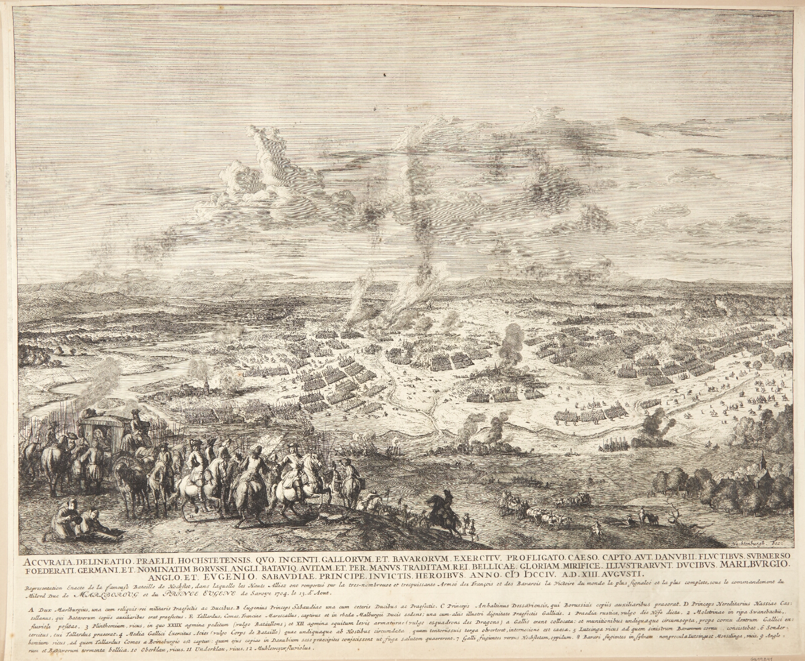 Jan van Huchtenburg, Slaget ved Höchstädt
