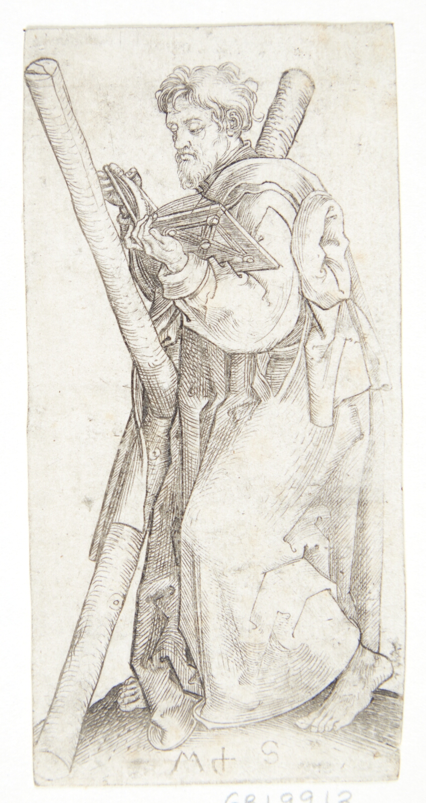 Martin Schongauer, Apostlen Andreas