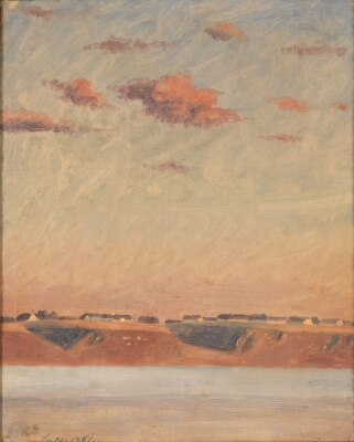 The Lim Fjord in Jutland. Study
