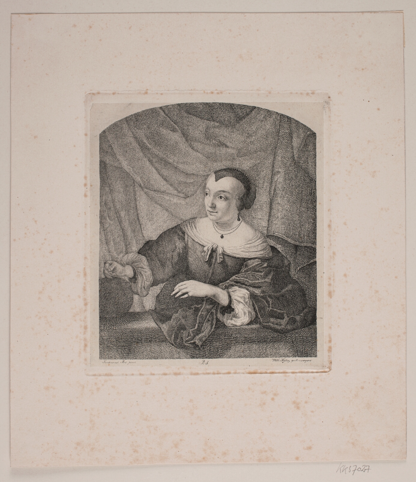 Vilhelm Kyhn, Portræt af Ferdinand Bols hustru