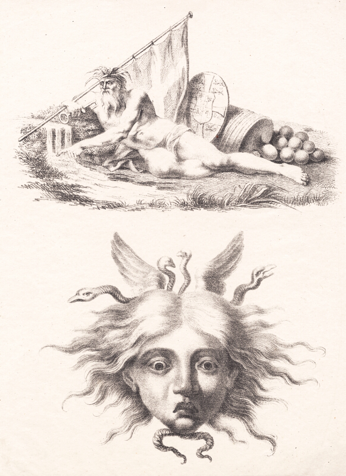 J.F. Clemens, Øresund. Medusahoved