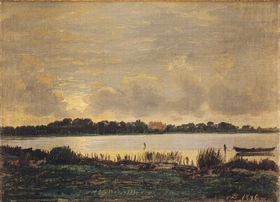 View Across Præstø Fiord towards the manor of Nysø