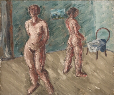 Interior with two Female Nudes