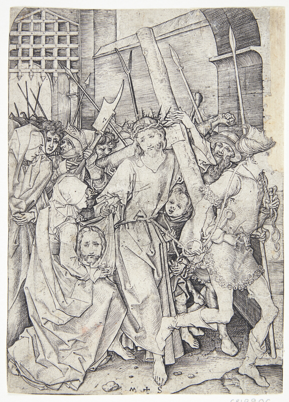 Martin Schongauer, Korsvandringen med den hellige Veronika