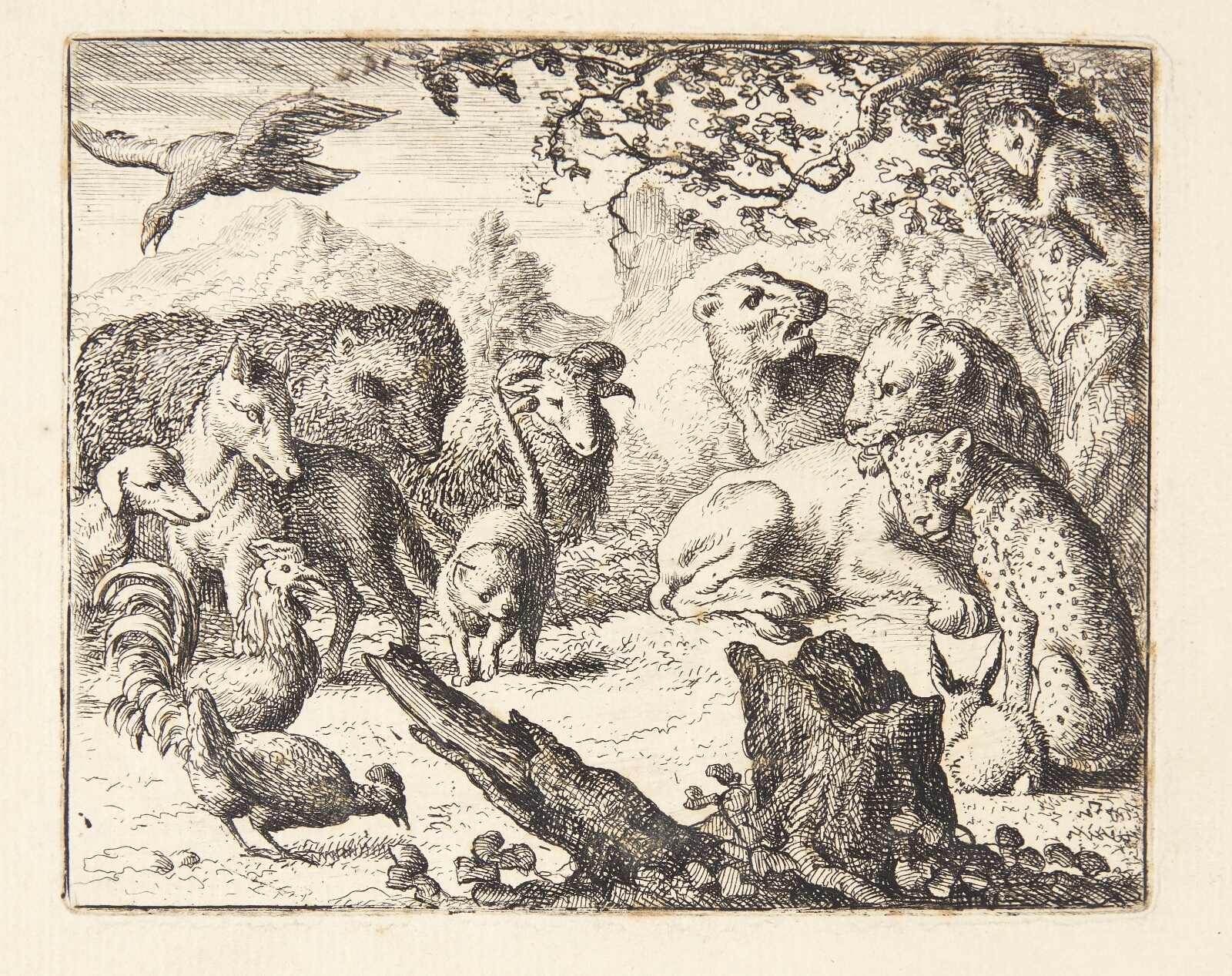 Allaert van Everdingen, Løvens hof