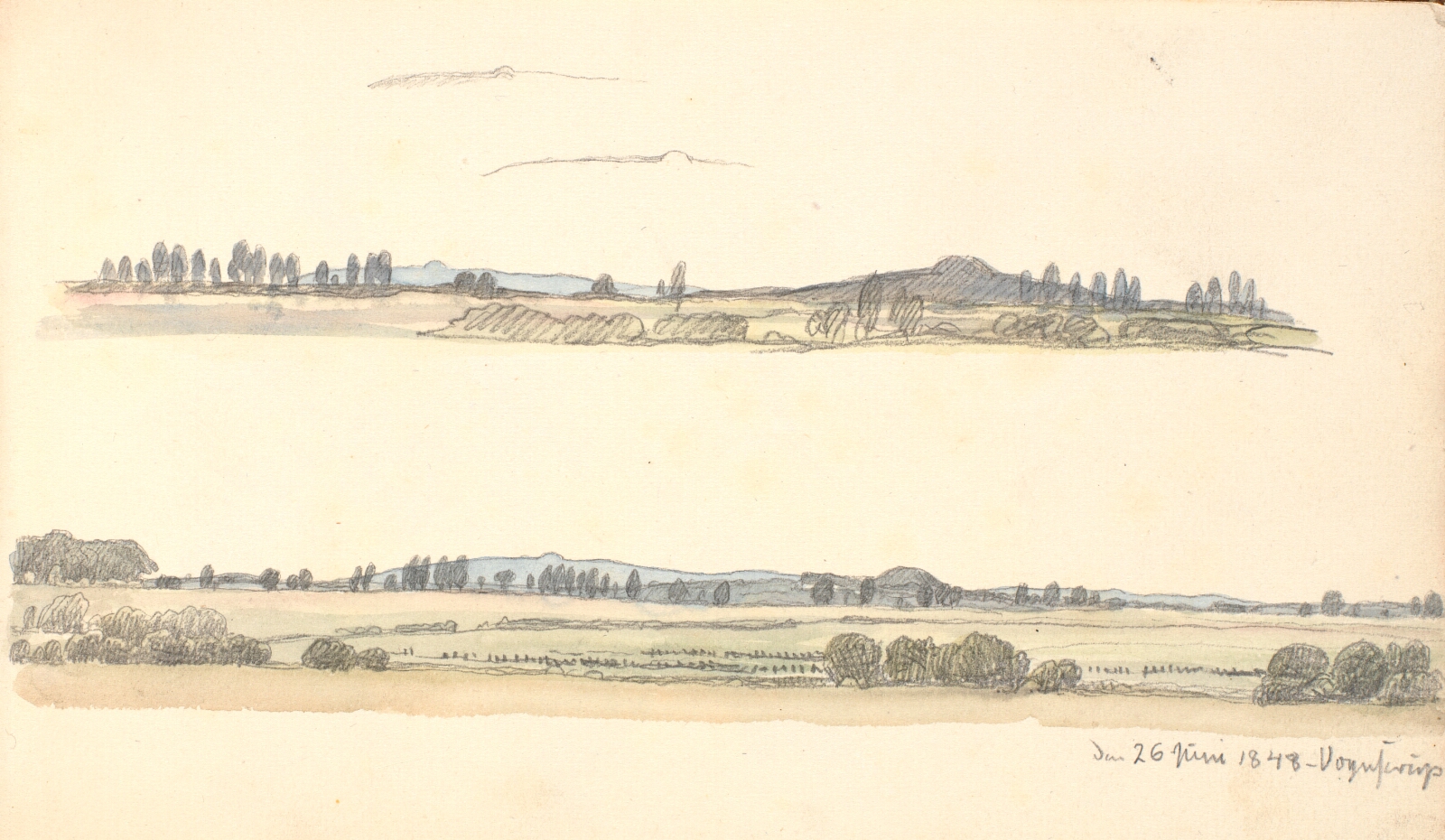 P.C. Skovgaard, To landskabsstudier