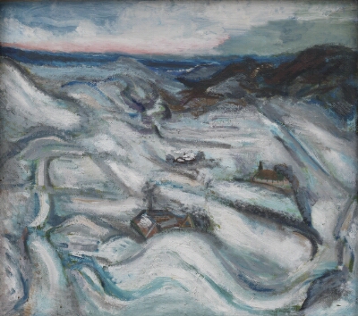 A Winter Day. Jutland Landscape