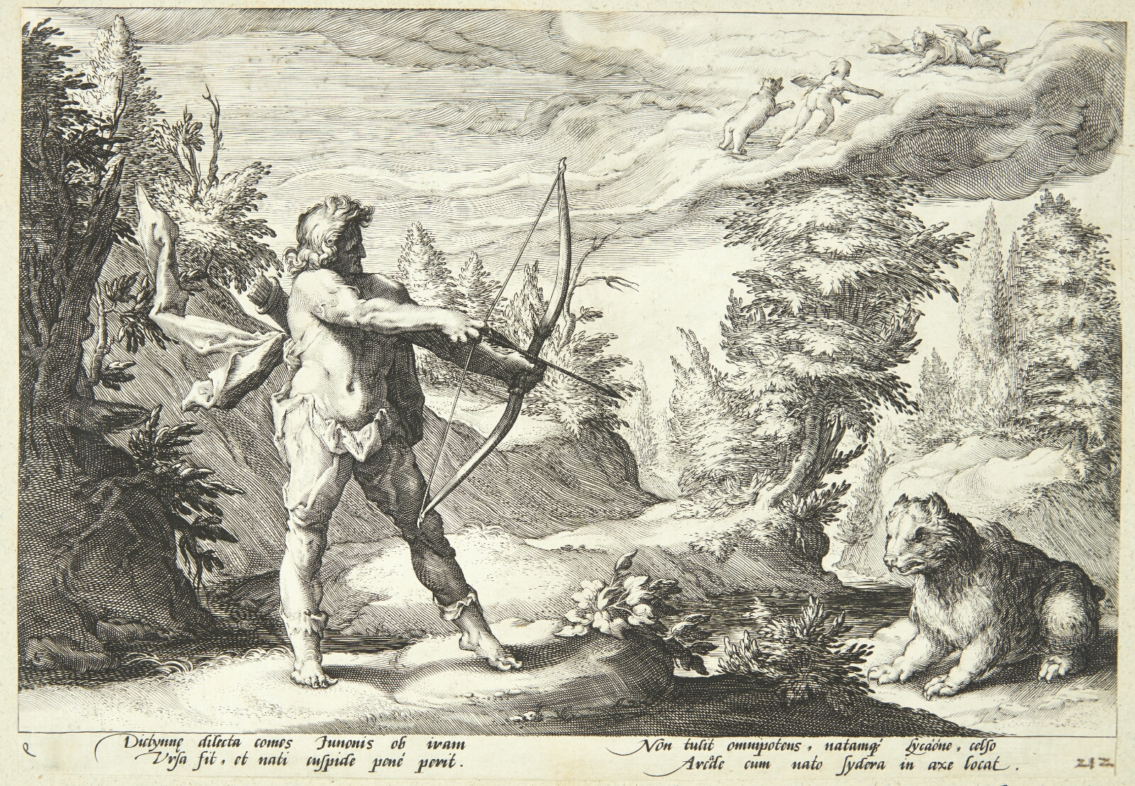 Hendrick Goltzius, Arcas beredt til at dræbe sin mor