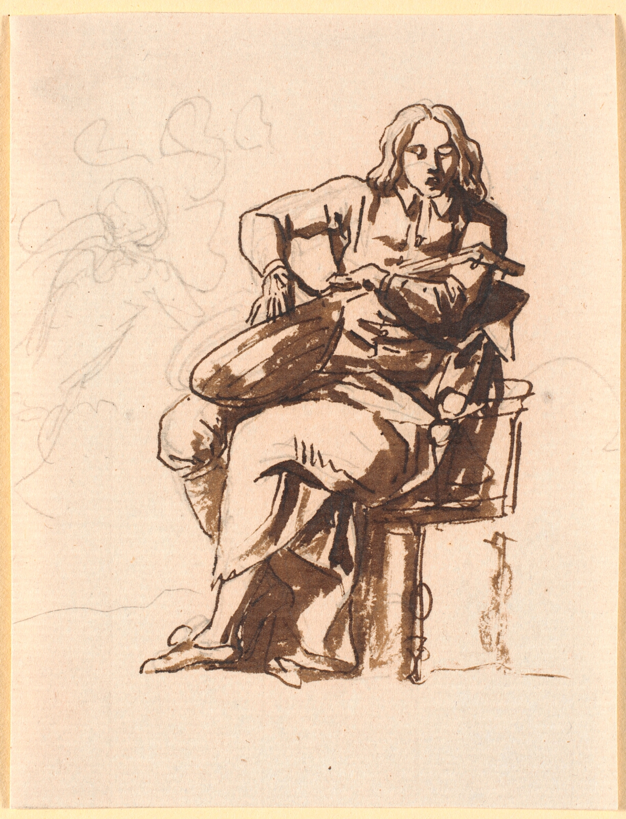 Nicolai Abildgaard, En digter, der griber i luttens strenge.