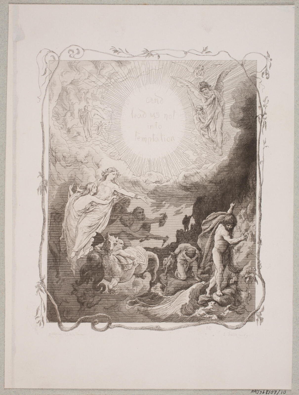 Lorenz Frølich, Illustration til "The Lord's Prayer"
