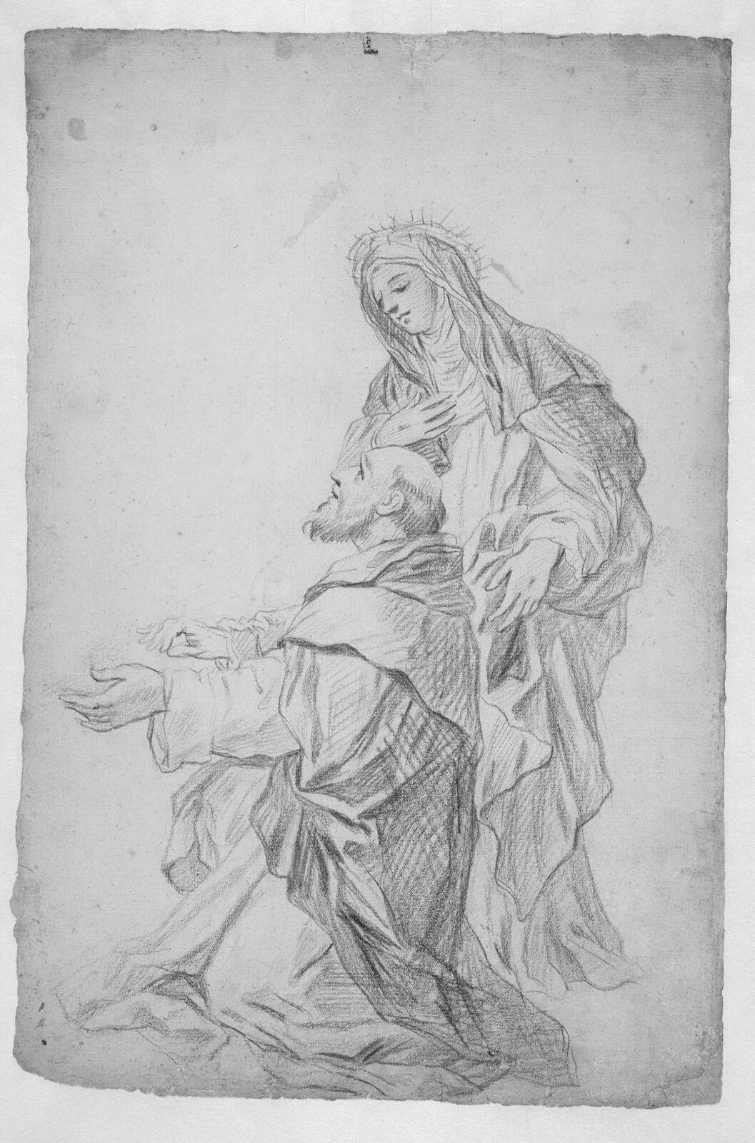 Luca Giordano, Sankt Dominikus og Sankt Rosa fra Madonna del Rosario