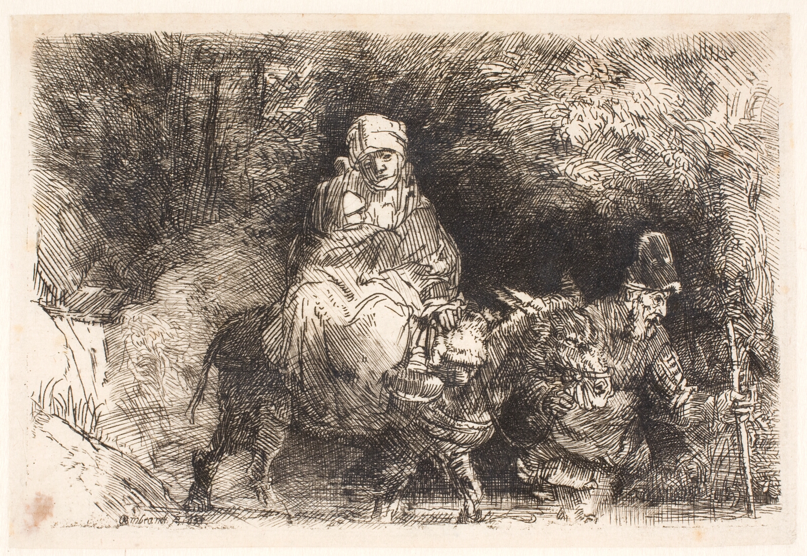 Rembrandt van Rijn, Flugten til Egypten